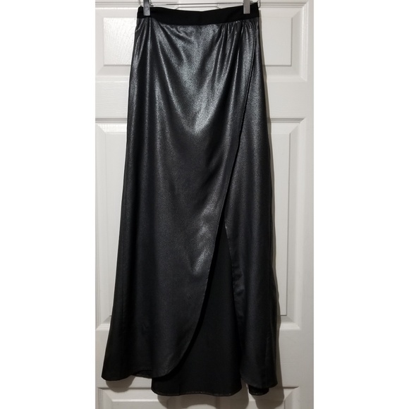 🎀NWT🎀 Express High Waist Metallic Maxi Skirt - Picture 4 of 6